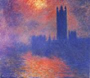 London,Parliament Claude Monet